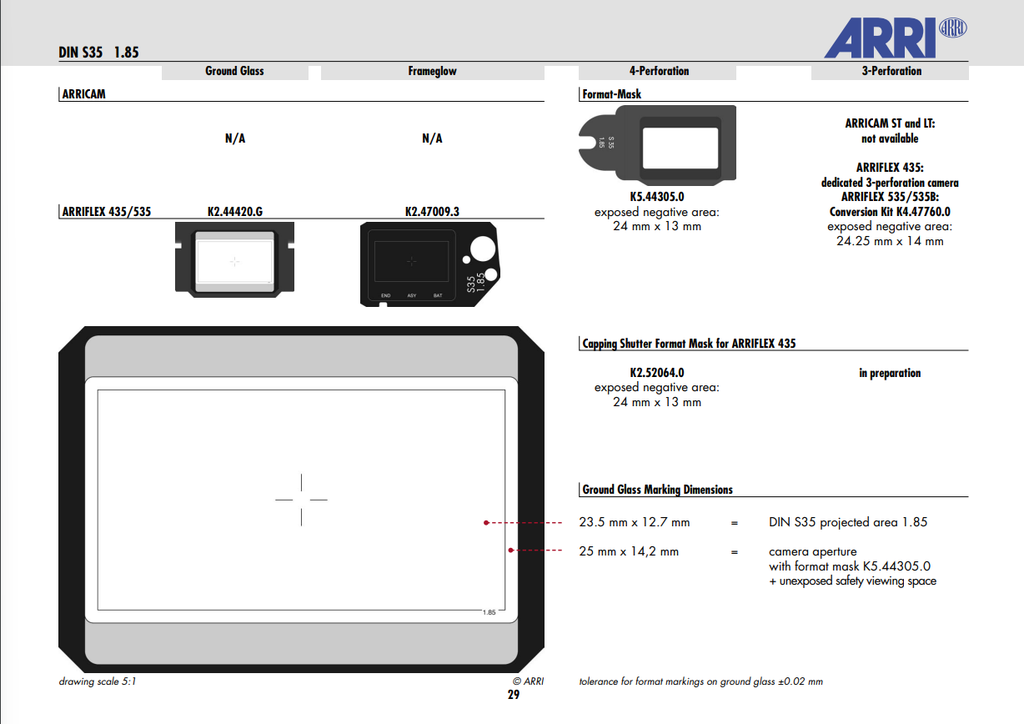 ARRI S35 1.85 - Arriglow K2.47009.3