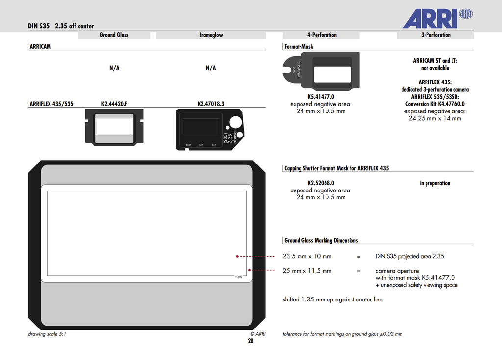 ARRI 435/535 - S35 2.35 Offcenter - Arriglow