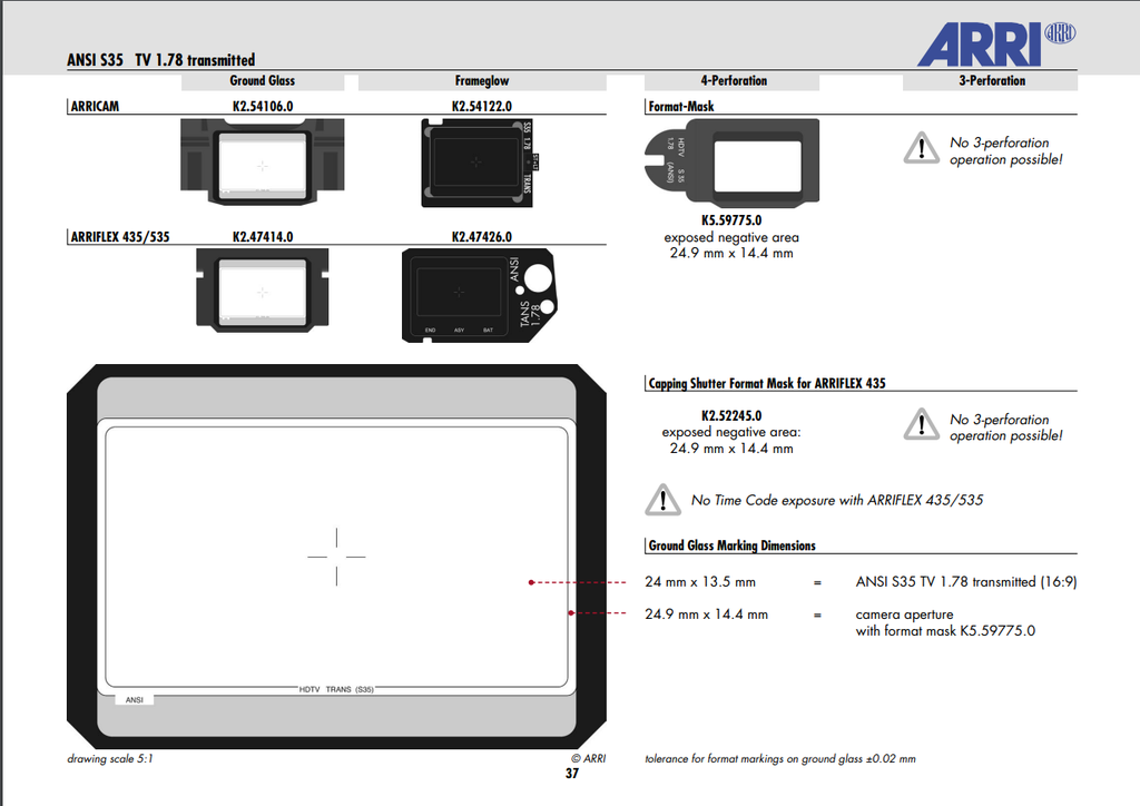 Arricam S35 1.78 - Arri glow