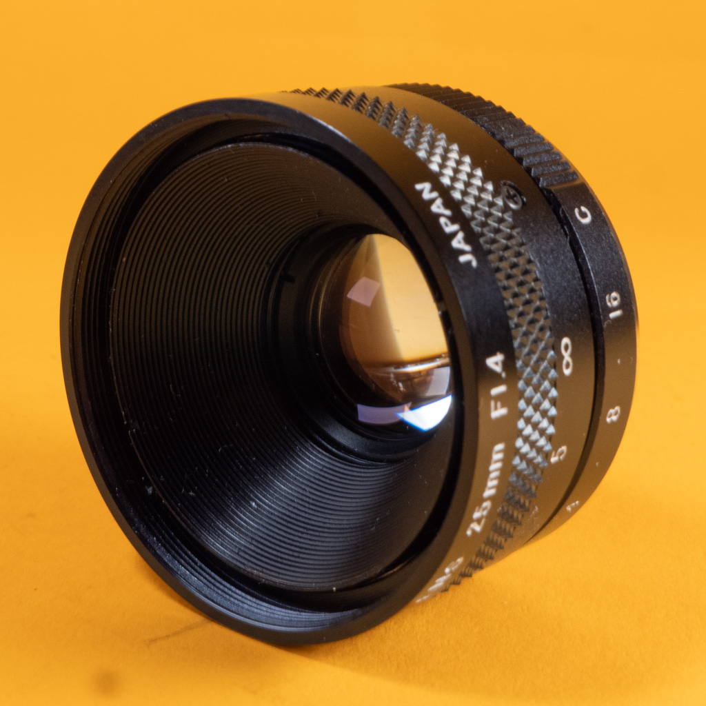 Lens TV lens 25mm T1.4 C-mount