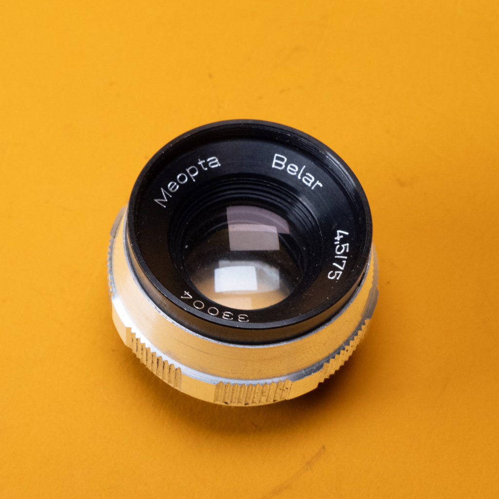 Lens Meopta Belar 75mm T4.5 C-mount