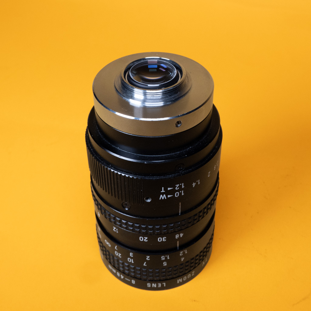 Lens TV Zoom lens 8-48mm T1.2 C-mount