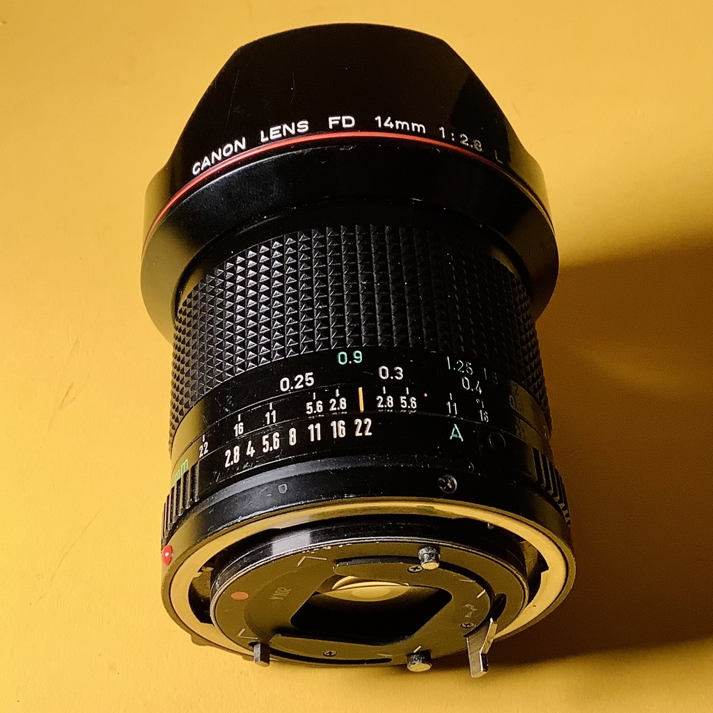 Canon FD 14mm f 2.8