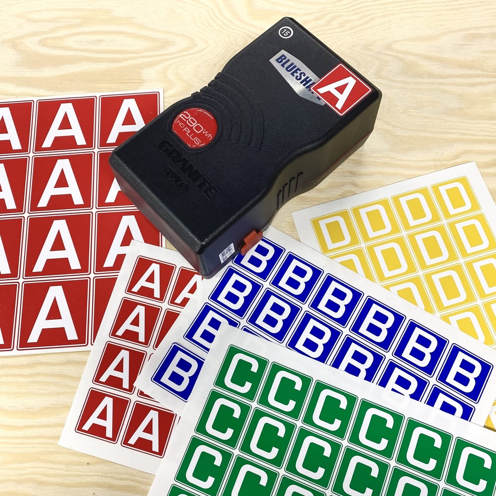 Camera Letter Stickers