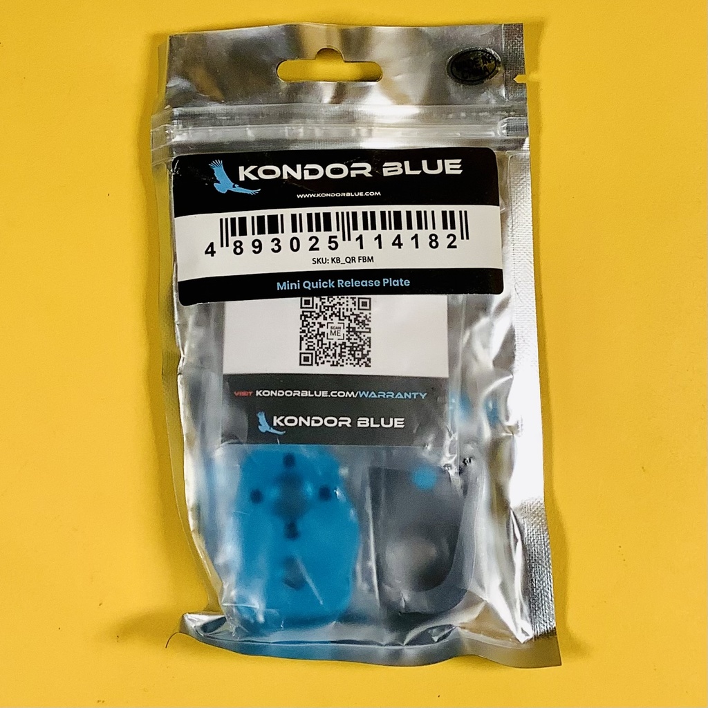 Kondor Blue Mini Quick Release Plate