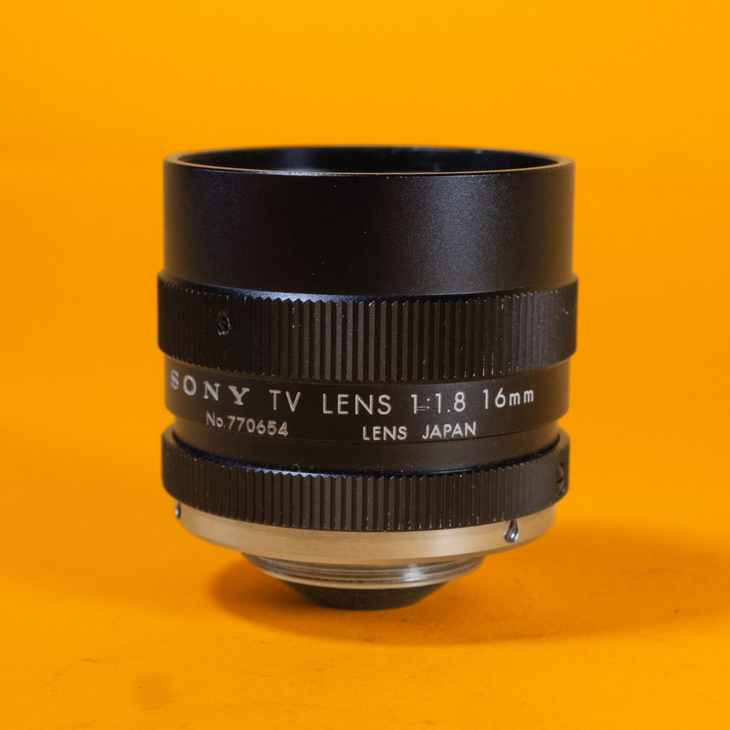 Lens Sony TV lens 16mm T1.8 C-mount