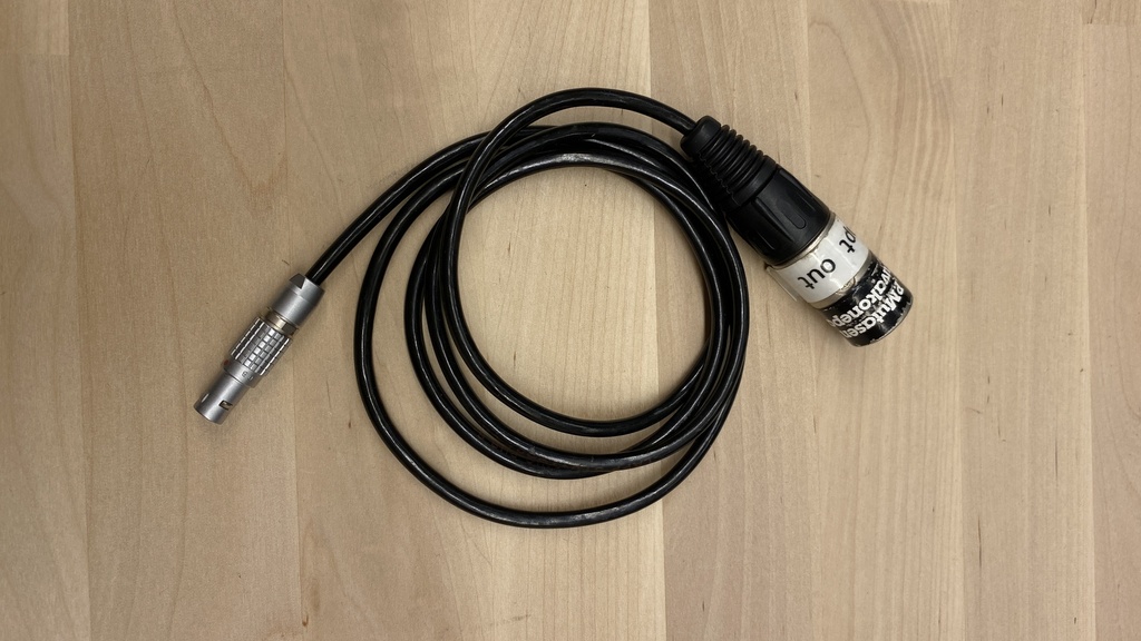 5-pin Lemo (male) to 3-pin XLR (male)