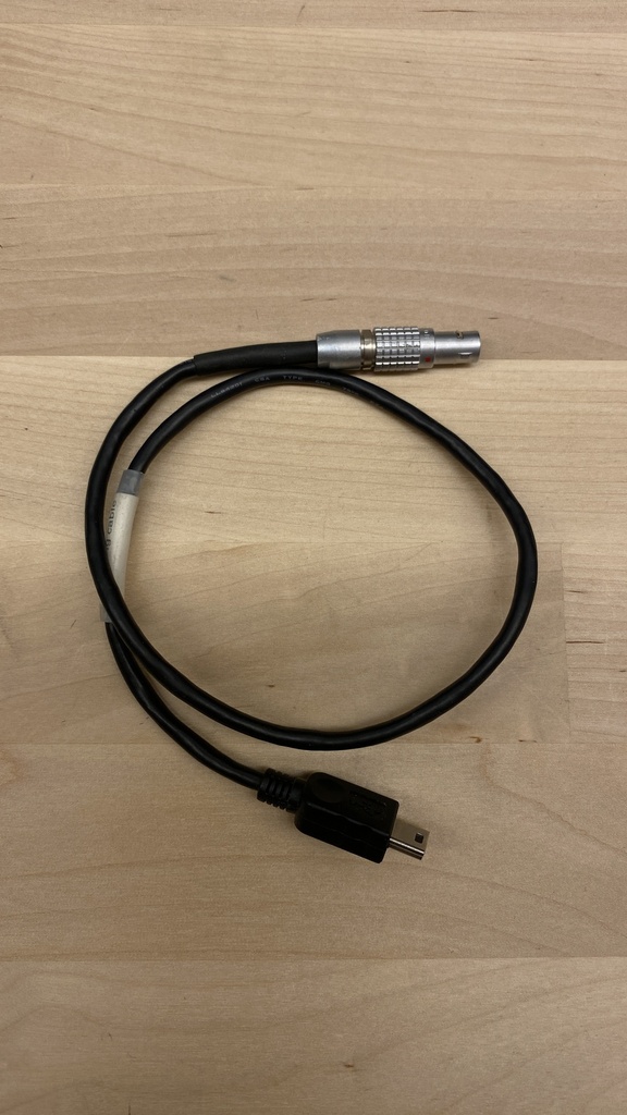 REDmote Charging Cable / 2-pin Demo (male) to USB mini-B