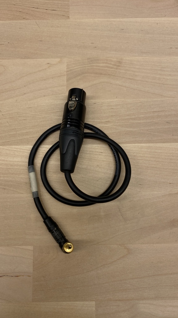 RED Epic Mic in / 3-pin XLR (female) to jack