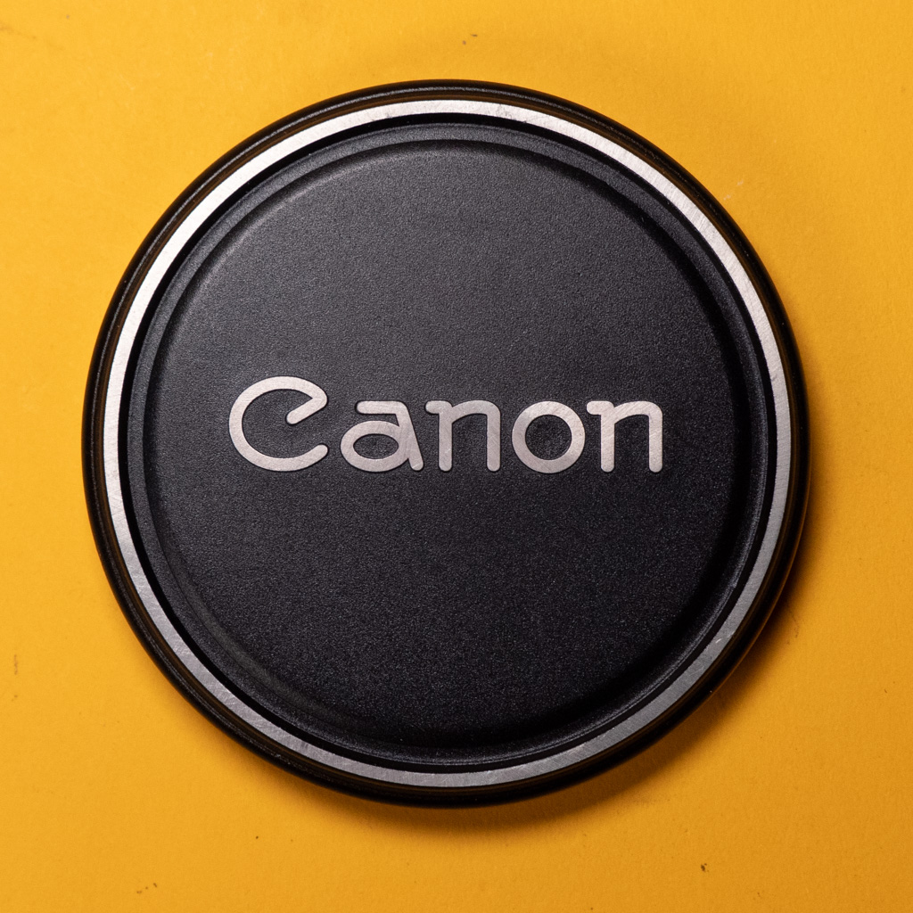 Canon front lens cap push on 60mm metal