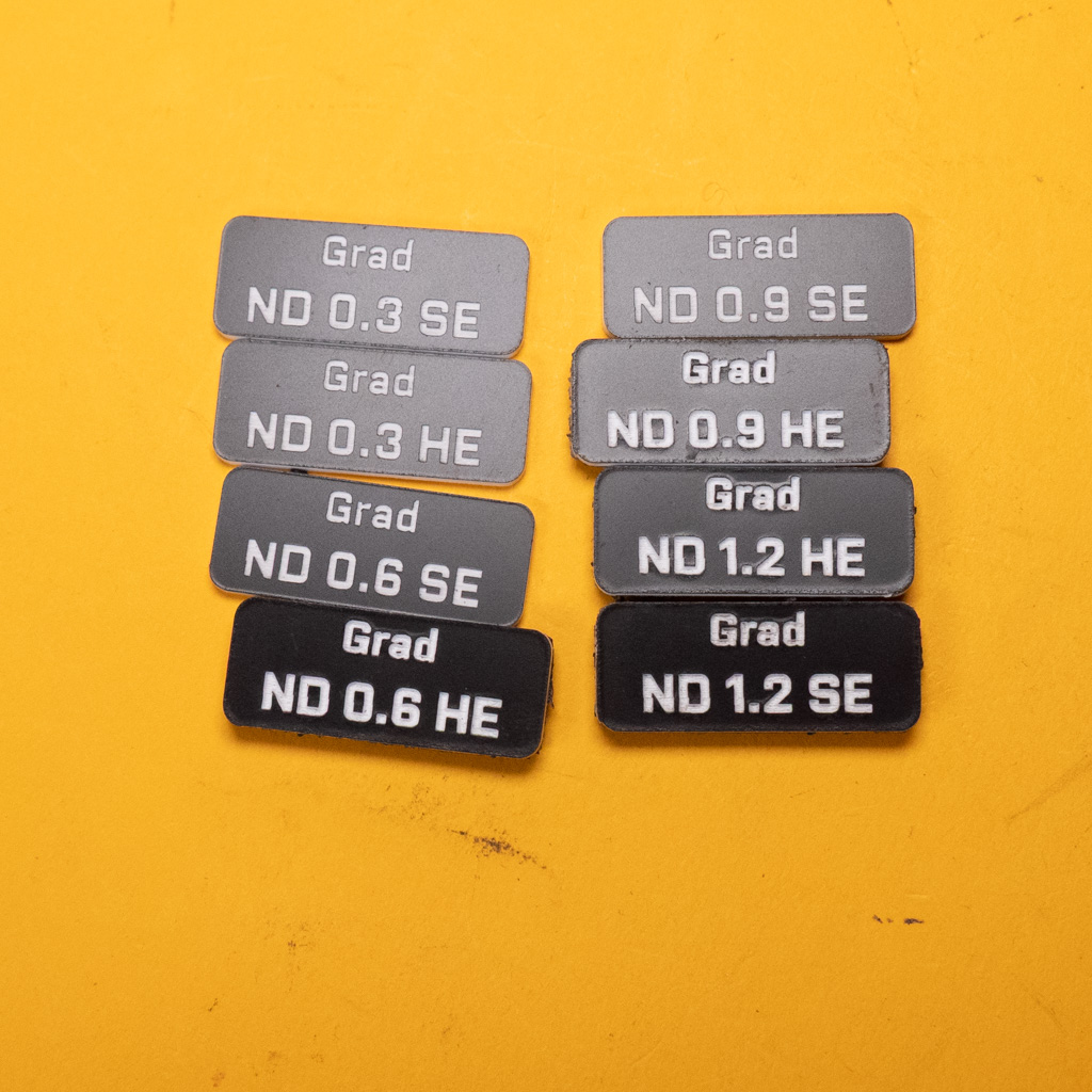 Filter tag set Full ND grad. HE & SE Black