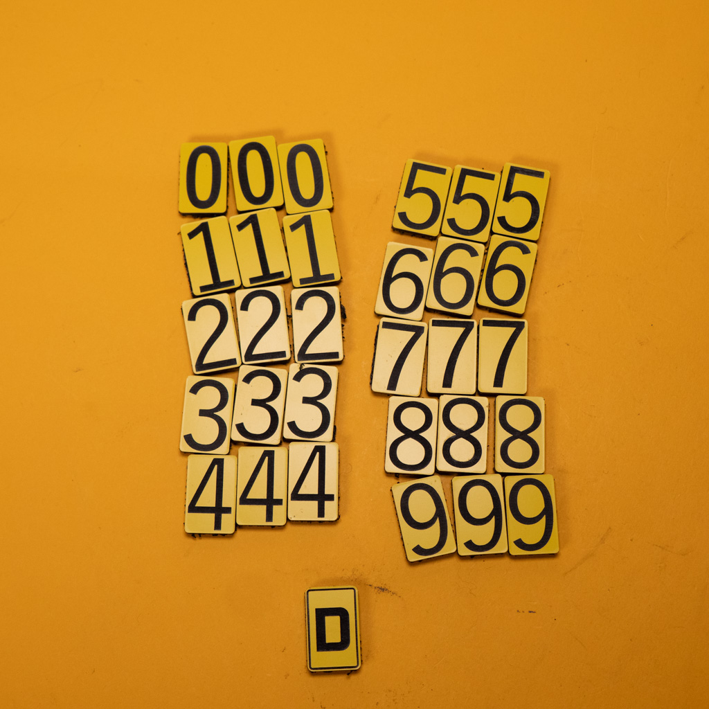 [K30541] Tag set Weather Slate D-cam roll ID