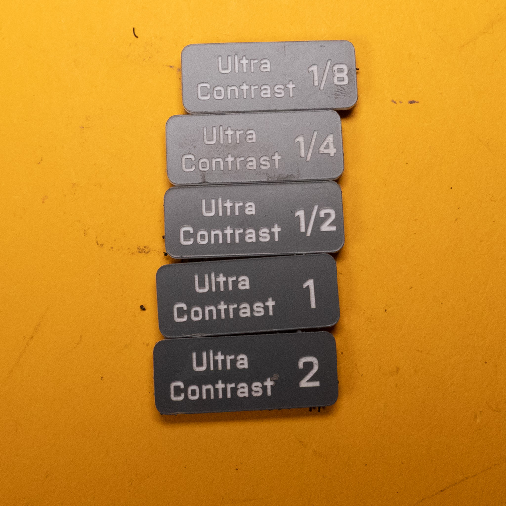 [K30567] Filter Tag Set ultra contrast Grey